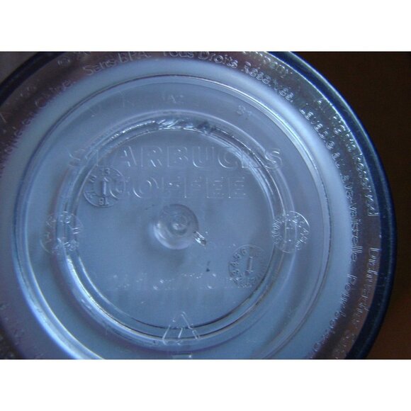 Starbucks Ombre Acrylic Screw Lid & Straw Cold Cup Tumbler 24oz Venti Cold 2012 - Picture 6 of 9